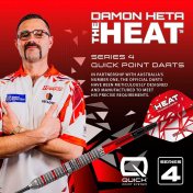 Dardos Harrows Damon Heta V4 Quick Point Steel 90% 23g  - 3