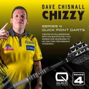 Dardos Harrows Chizzy Dave Chisnall V4 Quick Point 90% 23g  - 7