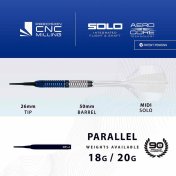 Dardos Harrows Darts Geo Parallel 90% 18gr - 3