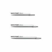 Puntas Harrows Darts Quick Points Plata 30mm - 5
