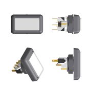 Pulsador Diana Kursaal Blanco  - 2