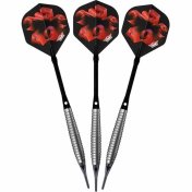 Dardos Bulls Darts Chaos Red P.Plastico 90% 18g   - 3