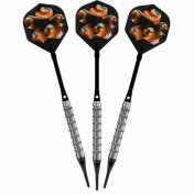 Dardos Bulls Darts Chaos Orange P.Plastico 90% 20g   - 3