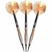 Dardos Bulls Darts Bronzo Flux P.Plastico 90% 18g   - 2