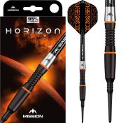 Dardos Mission Horizon Black PVD & Orange 90% P.Plastico 18gr - 3