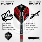 Dardos Winmau Team 360 Lewis Cook P.Metal 90% 23gr - 10