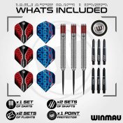 Dardos Winmau Team 360 Lewis Cook P.Metal 90% 23gr - 9