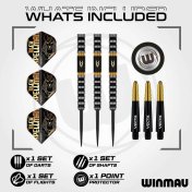 Dardos Winmau Alex Spellman P.Metal 90% 24gr - 4