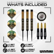 Dardos Winmau Brendan Dolan V2 90% 23gr - 3