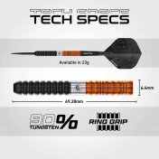 Dardos Winmau Team 360 Ben Townley 90% 23gr - 6