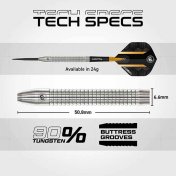 Dardos Winmau Team 360 Jack Nankervis P.Metal 90% 24gr - 2