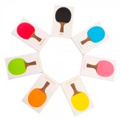 Pala Ping Pong Softee Bambú Amarillo - 2