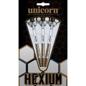Dardos Unicorn Hexium 3 Black Gold P.Metal 90% 24gr - 6