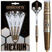 Dardos Unicorn Hexium 3 Black Gold P.Metal 90% 26gr - 7