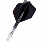 Plumas Unicorn Darts Forge Two Tone Negro Clear NO2 Talla M - 3