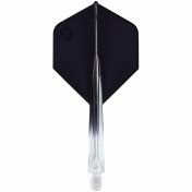 Plumas Unicorn Darts Forge Two Tone Negro Clear NO2 Talla M - 1