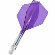 Plumas Unicorn Darts Forge Two Tone Morado Clear NO2 Talla M - 3