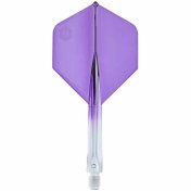 Plumas Unicorn Darts Forge Two Tone Morado Clear NO2 Talla M - 1