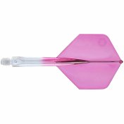 Plumas Unicorn Darts Forge Two Tone Rosa Clear NO2 Talla M - 2