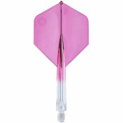 Plumas Unicorn Darts Forge Two Tone Rosa Clear NO2 Talla M - 1