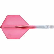 Plumas Unicorn Darts Forge Two Tone Rojo Clear NO2 Talla M - 2
