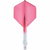 Plumas Unicorn Darts Forge Two Tone Rojo Clear NO2 Talla M - 1