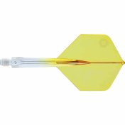 Plumas Unicorn Darts Forge Two Tone Amarillo Clear NO2 Talla M - 2
