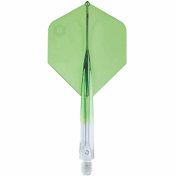 Plumas Unicorn Darts Forge Two Tone Verde Clear NO2 Talla M - 1