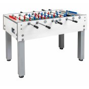 Futbolin Garlando G-500 Barras Telescópicas Blanco Exterior Jugador Plastico - 1