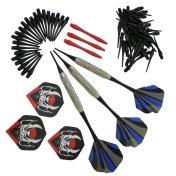 Juego de 3 dardos + 100 puntas + 3 plumas - 2