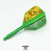 Plumas Condor Axe G.T.Monster 3 Small Verde M 27.5mm 3 Uds.  - 2
