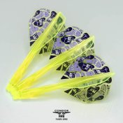 Plumas Condor Axe Standard G.T Monster 3 Amarilla  L 33.5mm 3 Uds. - 2