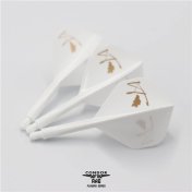 Plumas Condor Axe Standard Neon Nightmare3 Blanca S 21.5mm 3 Uds. - 2