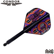 Plumas Condor Axe Standard Neon Nightmare3 Negra S 21.5mm 3 Uds. - 2