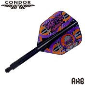 Plumas Condor Axe Shape Neon Nightmare Inspiration3 XL 37.5mm 3 Uds. - 2