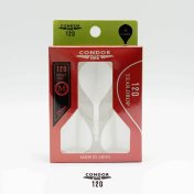 Plumas Condor Axe Tear Drop 120 Blanco M 24.0mm 3 Uds. - 4