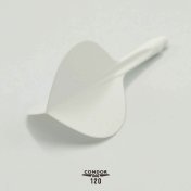 Plumas Condor Axe Tear Drop 120 Blanco L 30.0mm 3 Uds. - 2