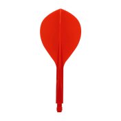 Plumas Condor Axe Tear Drop 120 Rojo L 30.0mm 3 Uds. - 1