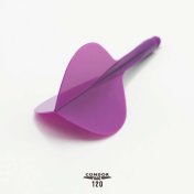 Plumas Condor Axe Tear Drop 120 Purple L 30.0mm 3 Uds. - 2