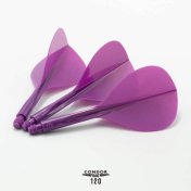 Plumas Condor Axe Tear Drop 120 Purple S 18.0mm 3 Uds. - 3
