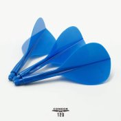 Plumas Condor Axe Tear Drop 120 Azul M 24.0mm 3 Uds. - 3