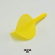 Plumas Condor Axe Tear Drop 120 Amarillo S 18.0mm 3 Uds. - 2