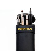 Funda taco billar Robertson 2/4 de cuero - 2