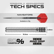 PACK DIANA WINMAU BLADE 360 + SURROUND BLADE 360 + 6 DARDOS DE TUNGSTENO + LINEA DE TIRO BLADE 360 - 4