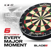 PACK DIANA WINMAU BLADE 6 + SURROUND BLADE 6 + 6 DARDOS DE TUNGSTENO + LINEA DE TIRO BLADE 6 - 6