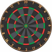 Diana Tradicional Bulls Advantage Black Dartboard - 1