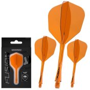 Plumas Winmau Darts Fusion Naranja Short 22-64mm N6 - 3