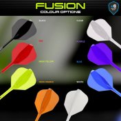 Plumas Winmau Darts Fusion Blancas Medium 34-76mm N6 - 6