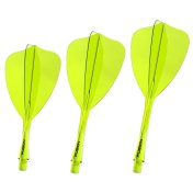 Plumas Winmau Darts Fusion Arrow Amarillo Transparente Medium 34-76mm - 1