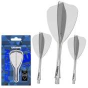 Plumas Winmau Darts Fusion Arrow Transparente Medium 34-76mm - 3